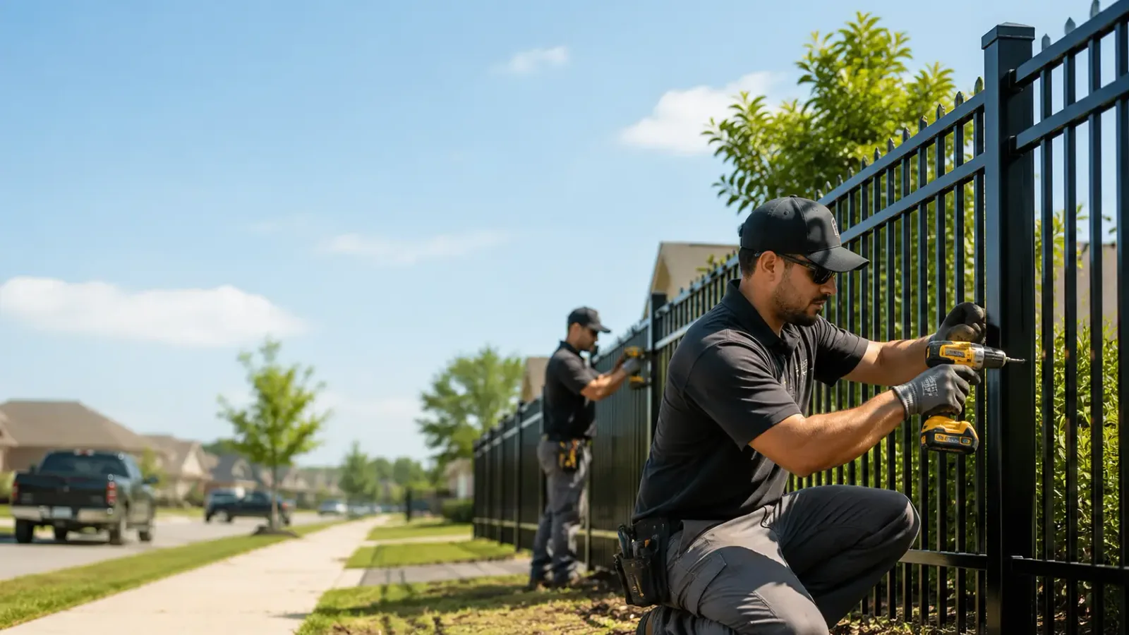 Metal Fence Installation in Saucier, MS
